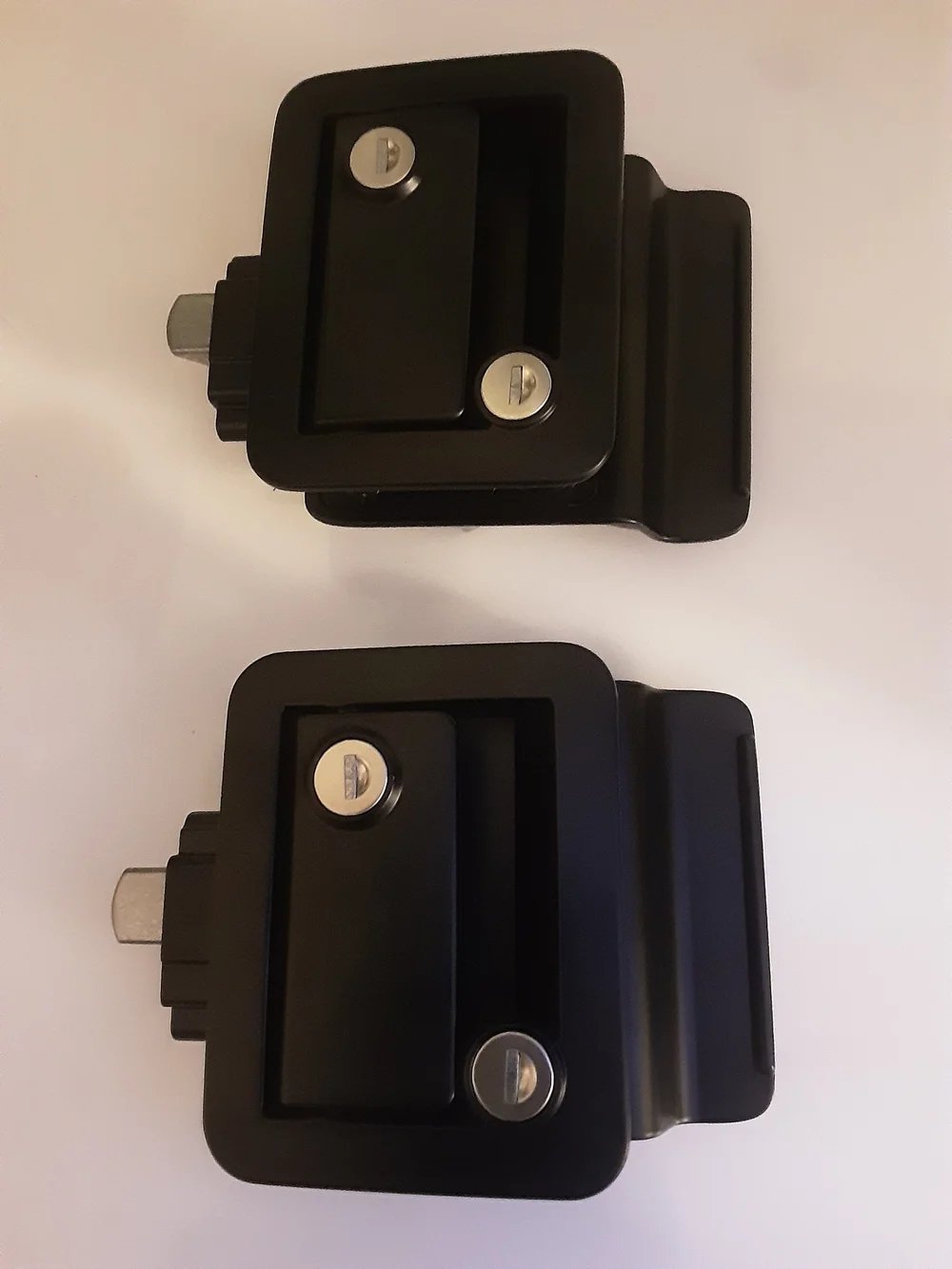 2 Locks Same Key Camper Door Look With Deadbolt (35)